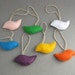 6 Small Bird Eco-Friendly Christmas Ornaments Recycled 20 colors available