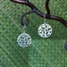 Sterling silver tree of life pendants and Argentium sterling silver ear wires