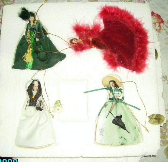vintage gone with the wind christmas ornaments vintage gone with the wind christmas ornaments