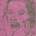 Goth Scary Art- Midcentury Housewife- Collograph Print- 6 x 8 inch 15 x 20 cm