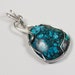 Turquoise Pendant in Sterling Silver Wire