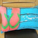 Lumbar pillow flip flop blue red green cushion cover 12 x 18 inch decorative pillow beach pillow