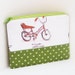 Small Zipper Pouch BIKES Heather Ross Fabric