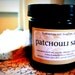 patchouli salve. 4 oz amber glass jar. organic when possible. always from the earth