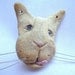 Kitty Cat with whiskers Brooch