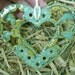 Sparkling Lacy Mint Heart Ornament