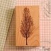 Tree Stamp-Rubber - Japanese Tall, autumn, fall