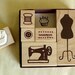 Sewing Rubber Stamp- Sewing Machine, Button, Mannequin Stamp Set