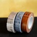 OLD BOOKS Washi Tape Set of 3 Japanese Washi Paper Tape - 147ft total