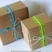 Kraft Gift Boxes Packaging 3x3x2 and 4x4x2 BLANKS - Sample Favor Box Set of 10