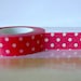 Red DOTS Washi Tape Japanese - Red Polka Dots