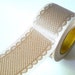 Natural Brown Lace Deco Tape Lace Dots Japanese Tape - 38mm