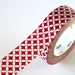 Petal Circle Star Washi Tape RED 15mm Japanese MT Masking Tape - PrettyTape