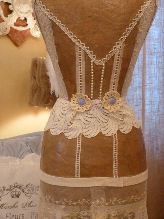 Vintage Inspired Dress Form Mannequin Custom Full Size French