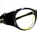 Vintage Black Horn Rim Cateye Eyeglasses Eyewear Frame