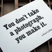 Ansel Adams Letterpress Print