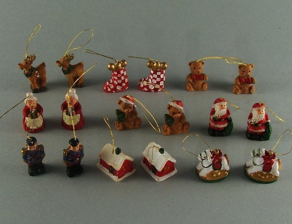 18 resin mini christmas tree ornaments destash 18 resin mini christmas tree ornaments destash