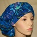 Bouffant Surgical Scrub Hats - Colorful Tiffany Garden LAST ONE