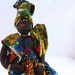 60s AFRICAN folk costume DOLL