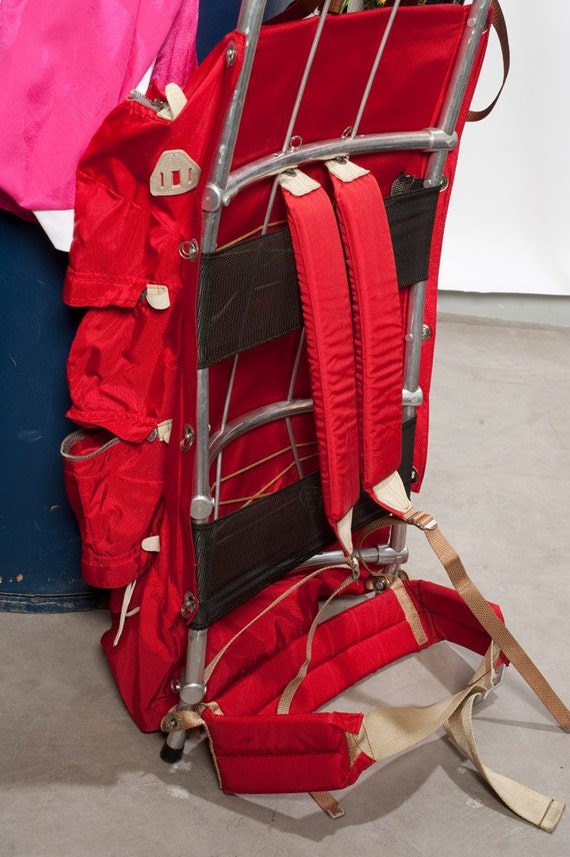 Vintage Gerry Back Pack backpack XL early 1970s Red Colorado