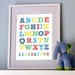 Letters & Numbers print