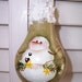 Handpainted LIght Bulb Ornament