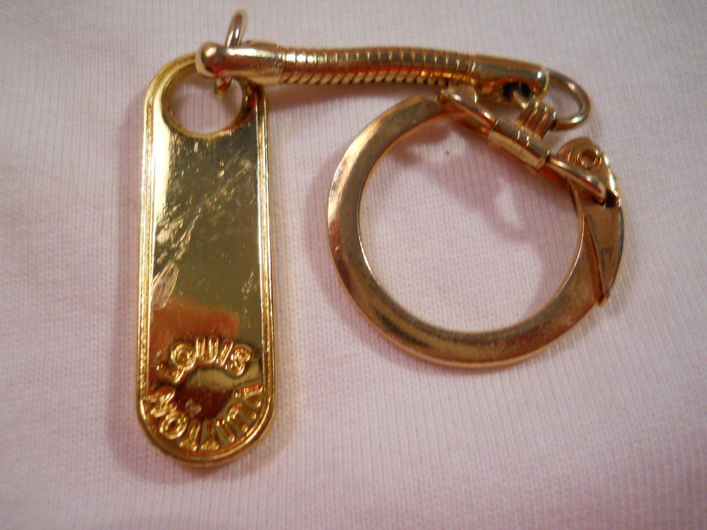 Louis Vuitton Keychain Recycled from a Vintage LV Handbag