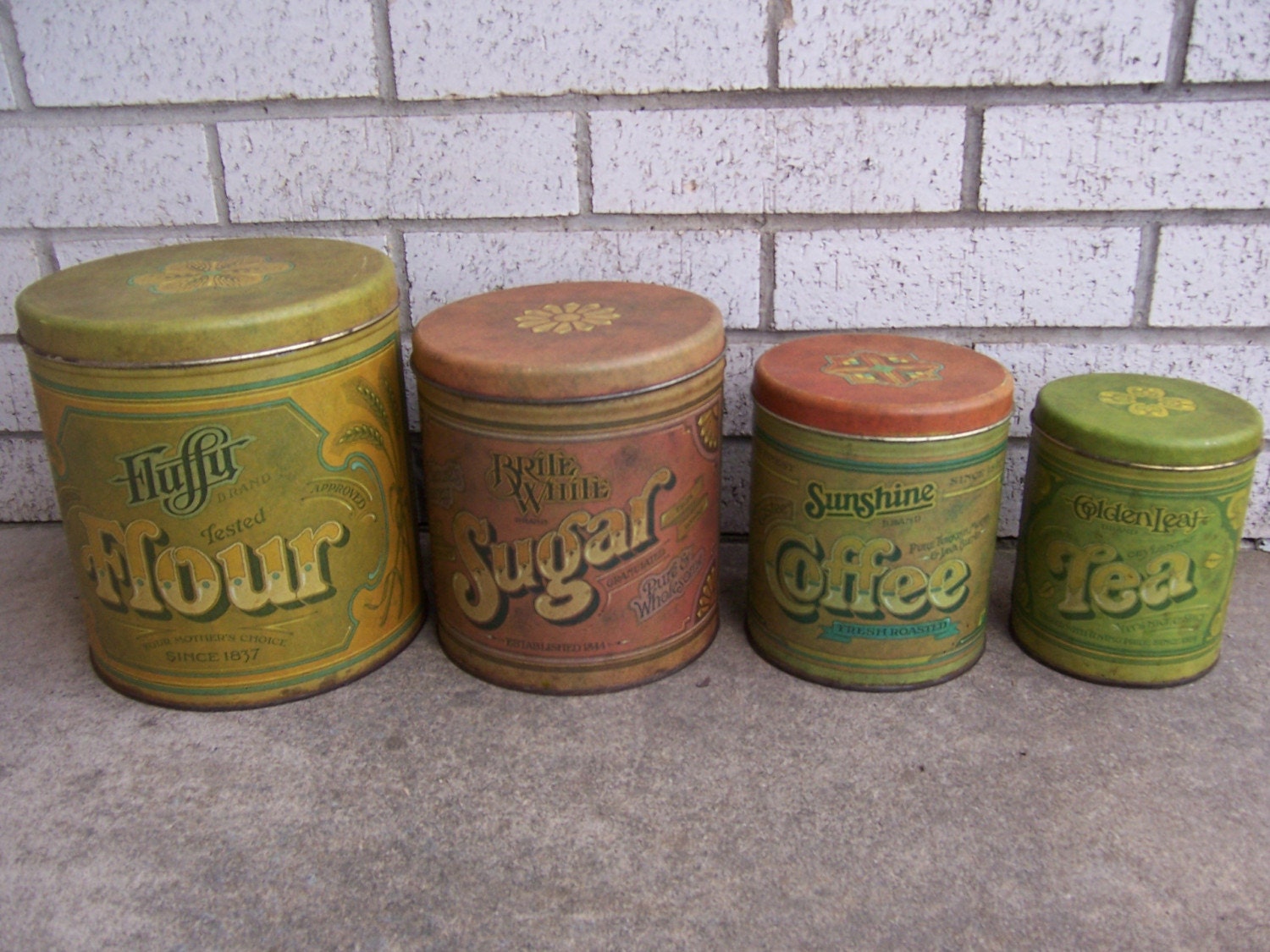 Ballonoff Tin Canister Set by InFullBloomandCo on Etsy