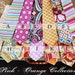 Little Guy SPRING Necktie Tie - Pink Orange Collection - (7-10 years) - Baby Boy Toddler - Custom Order - Wedding - Photography Prop
