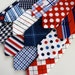 Little Guy Necktie Tie - LIBERTY Collection - (2T - 4T) - Baby Boy Toddler - Wedding - Photo Prop- 4th of July