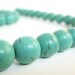Sale Turquoise Beads Round Aqua Blue Green 10mm Full Strand