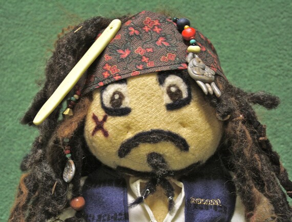 jack sparrow stuffed doll
