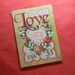 6 Jumbo Post Cards of USPS Stamps. A Collection Celebrating Love. Six 5x7 Postcards of U.S. Postage Stamps 1990 thru 1999. Item 2331