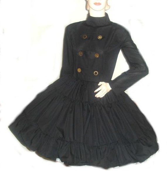 gothic military dress