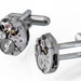 Steampunk Cufflinks, Vintage Timex Watch Mechanisms, Industrial Style Cuff Links