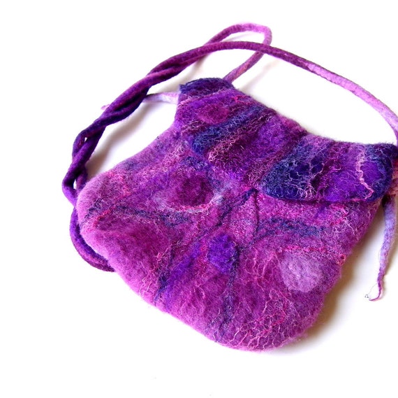 small felt bag