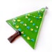 Christmas Tree Suncatcher - Large Fused Glass Ornament Reserved