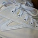 1980s Tretorn Nylite white canvas tennis shoes