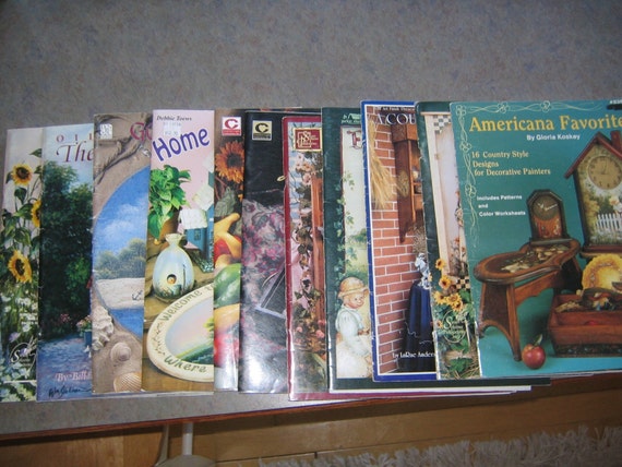 11 Folk Art Painting Pattern Books Variety Of Artists   Il 570xN.125791734 