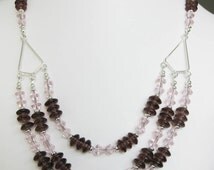 •STICKS & STONE• intarsia kite + silver necklace (18