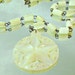 Vintage Necklace Deco Carved Mother of Pearl Lavaliere Star of Bethlehem