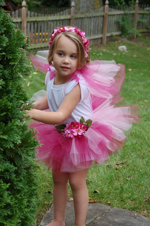 Pink Flower Fairy Costume