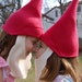 Fleece Gnome Hat with Removable Beard Costume