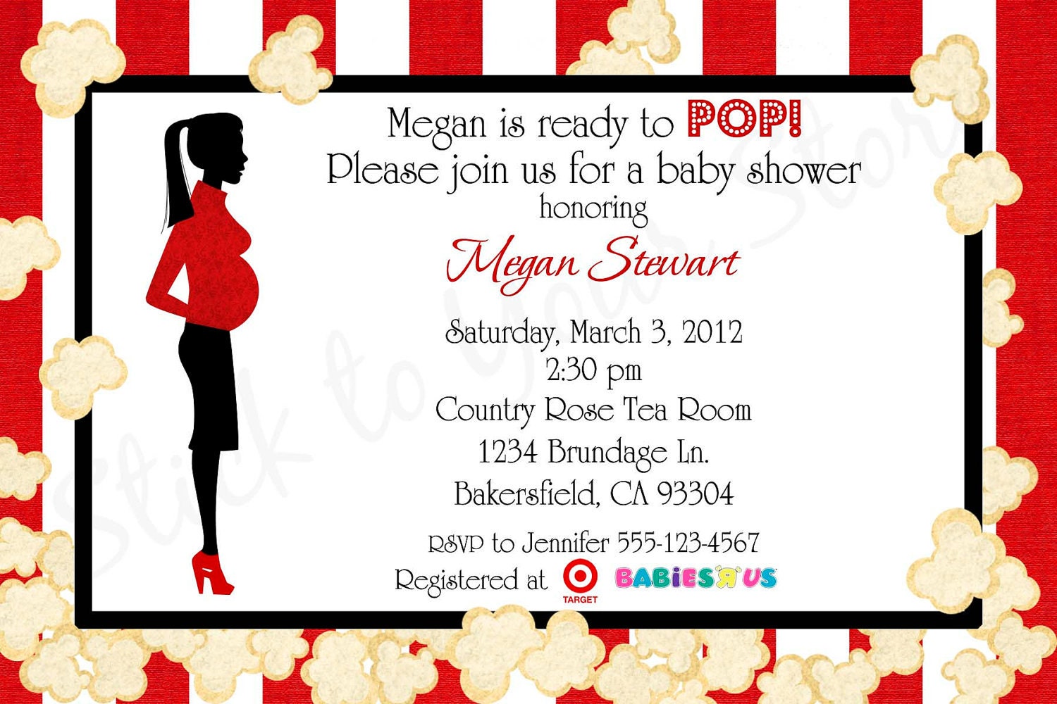 Printable Ready To Pop Baby Shower Invitations 5
