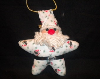 Star Santa Christmas Ornament Santa Christmas Tree Ornament Santa Claus Ornament St. Nick Ornament Christmas Gift