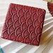Trinket Box Cinnabar Red Asian Motif