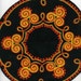 antique art deco embroidery wool felt dolly underplate