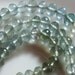 AAA Moss Aquamarine Rondelles 8 Inch Strand 5mm Diameters and 3 to 5mm Thickness