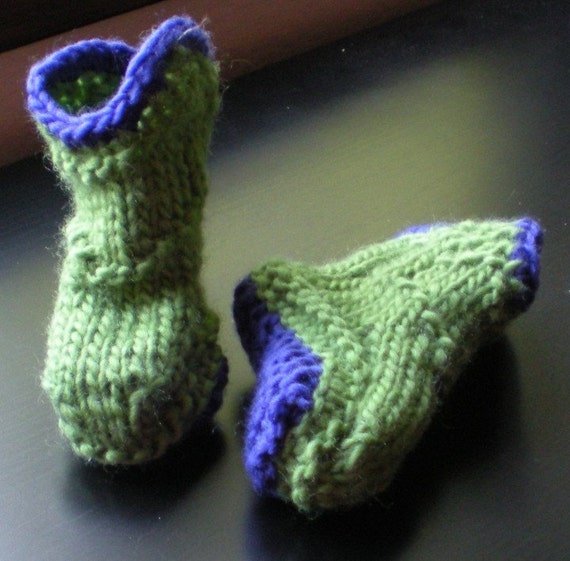 Knitting Baby Booties - Learn How to Knit with Knitting Naturally