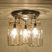 Vintage Canning Jar CEILING LIGHT